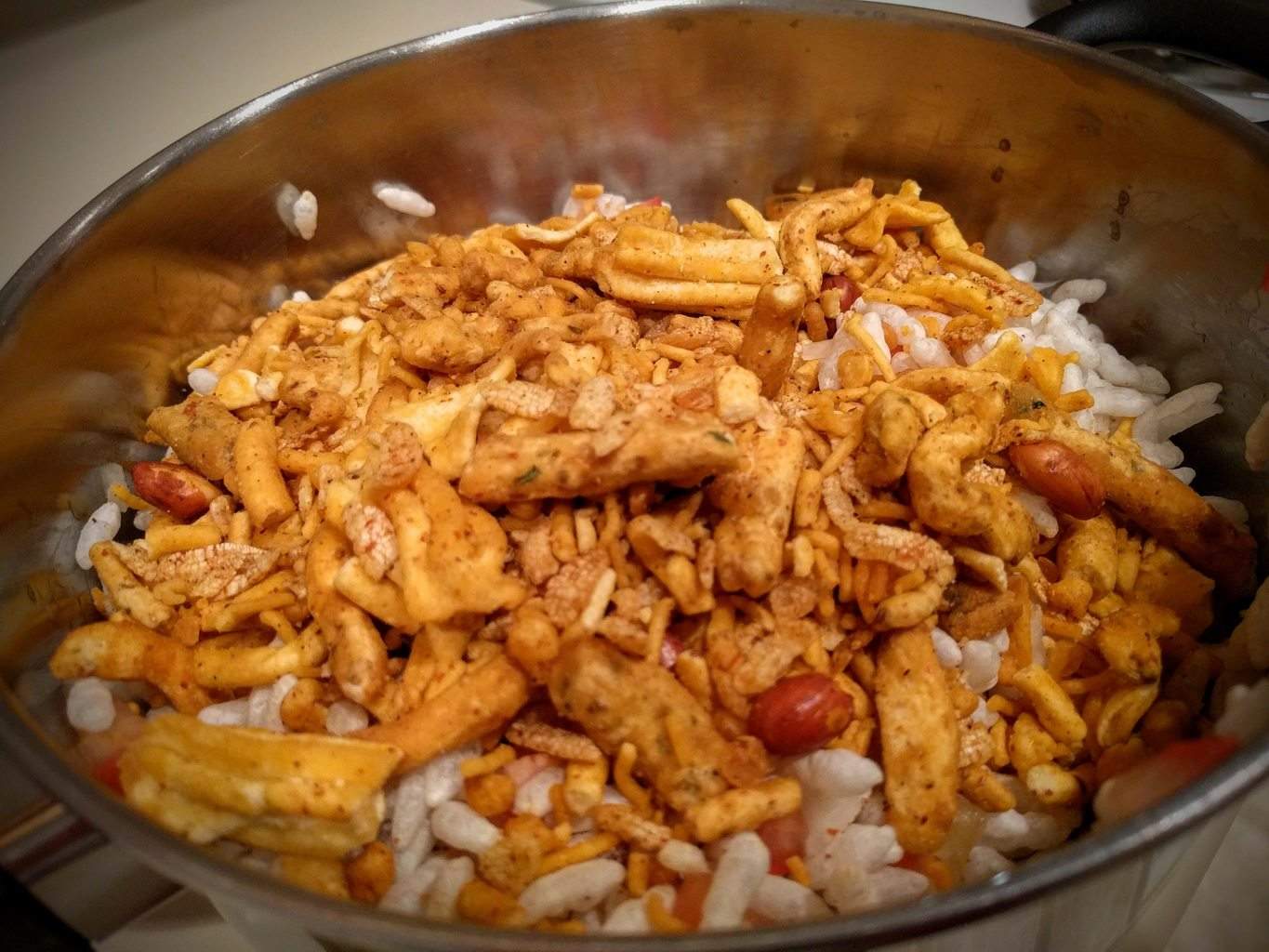 Quick Bhel Puri Recipe using Tomato Ketchup