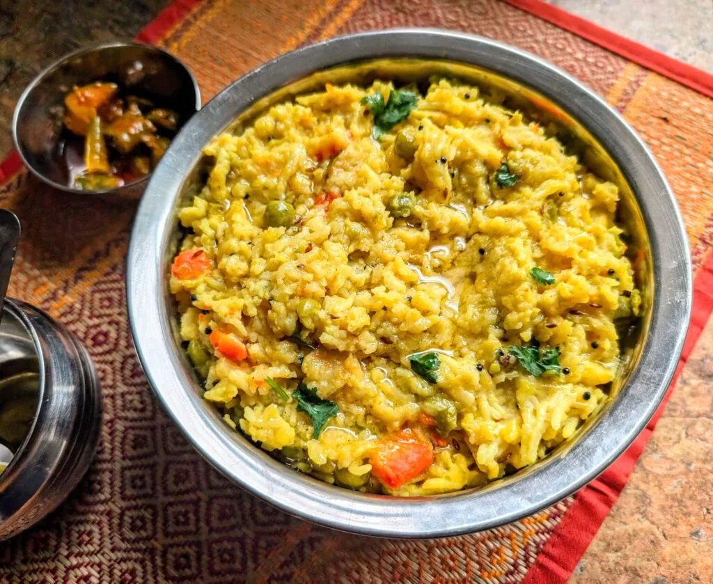 Moong Dal Khichdi Recipe Step By Step Instructions