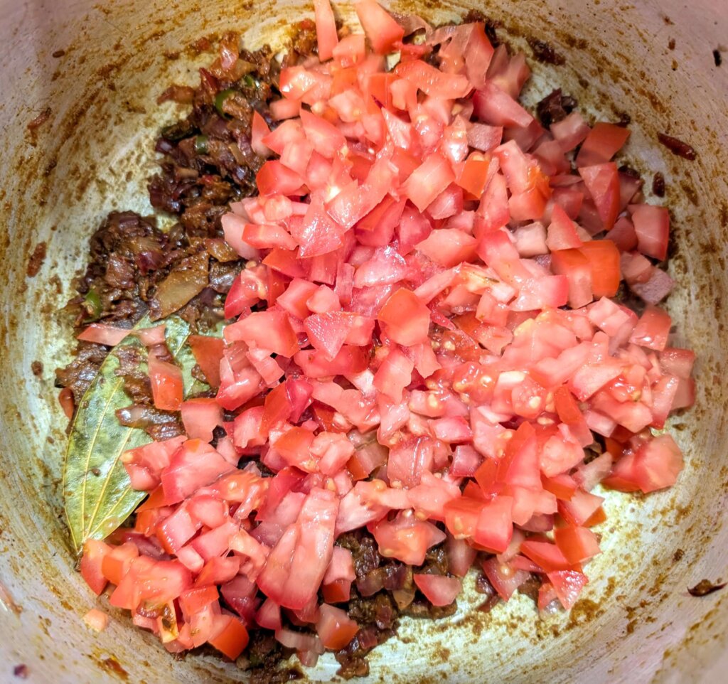 Chole Recipe Chana Masala Step By Step Instructions - add tomatoes