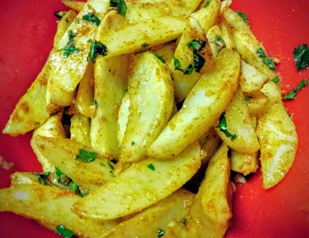 Potato Wedges Recipe Step By Step Instructions 6