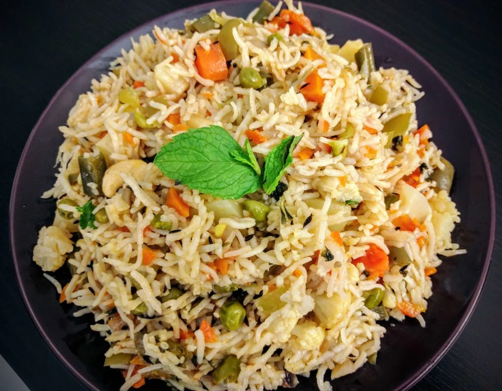 Veg Pulao Recipe Step By Step Instructions