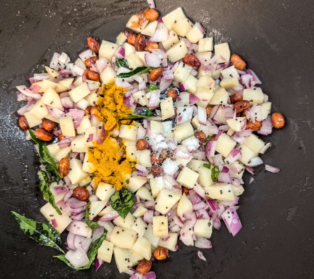 Aloo Poha Recipe Step By Step Instructions 9