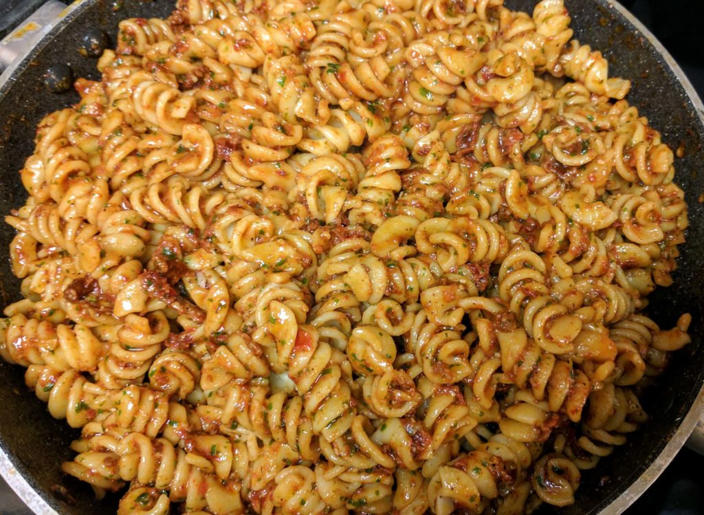 Sun-Dried Tomato And Pesto Pasta Recipe Step By Step Instructions 14