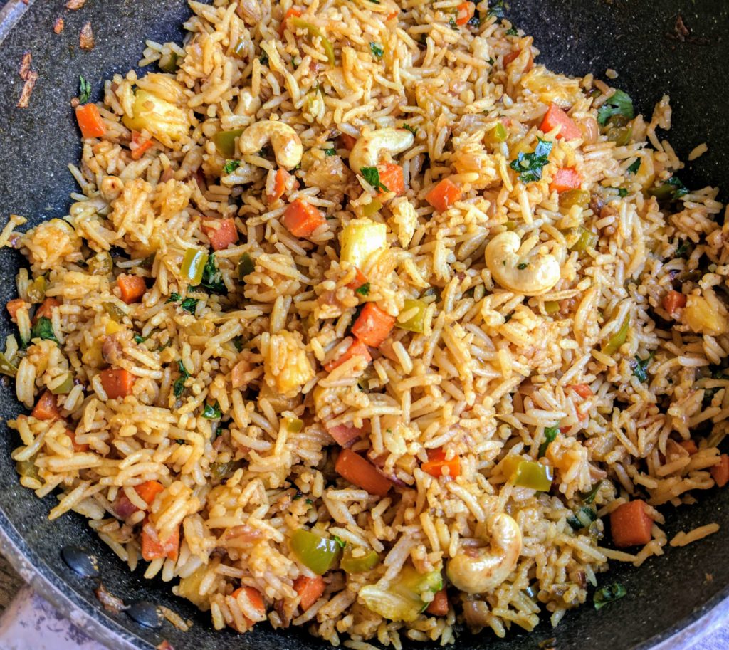 Thai Pineapple Fried Rice Recipe Step By Step Instructions 9