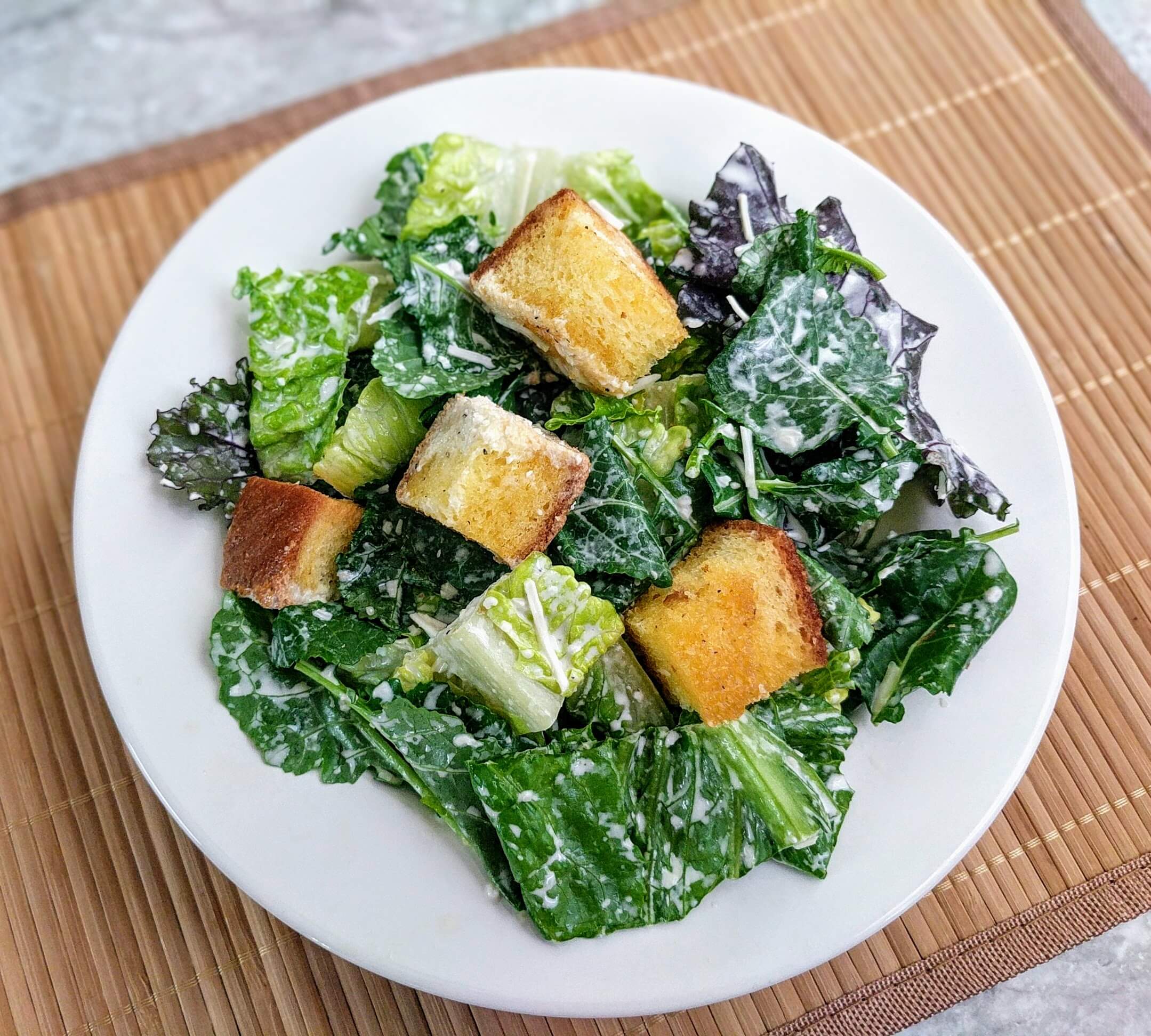 Eggless Caesar Salad Recipe Step By Step Instructions