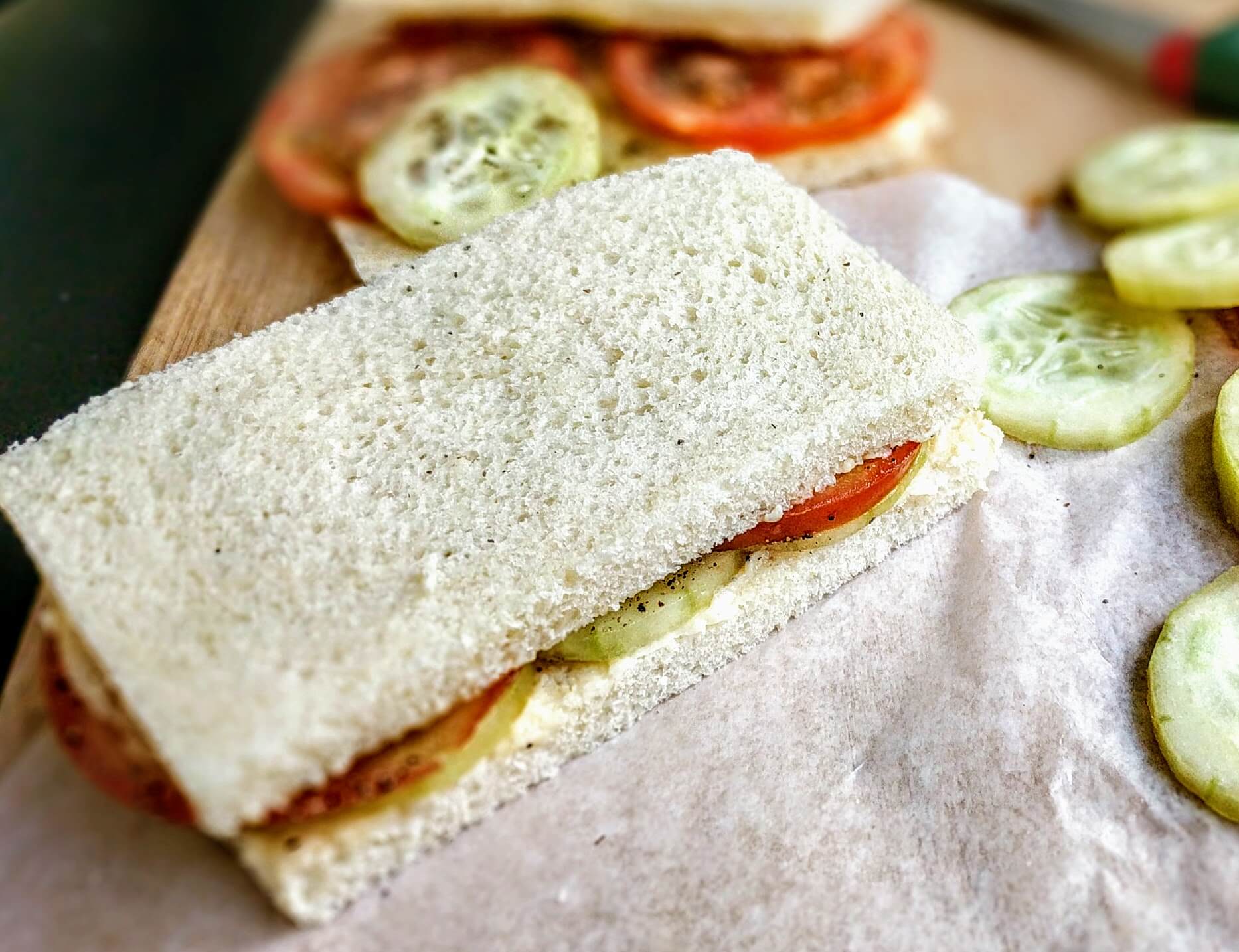 Tomato Cucumber Sandwich Recipe Step By Step Instructions