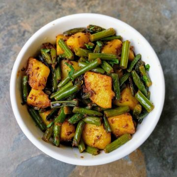 Aloo Beans Recipe Step By Step Instructions