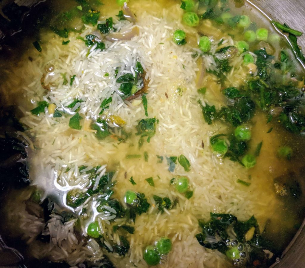 Palak Pulao Recipe Step By Step Instructions 9
