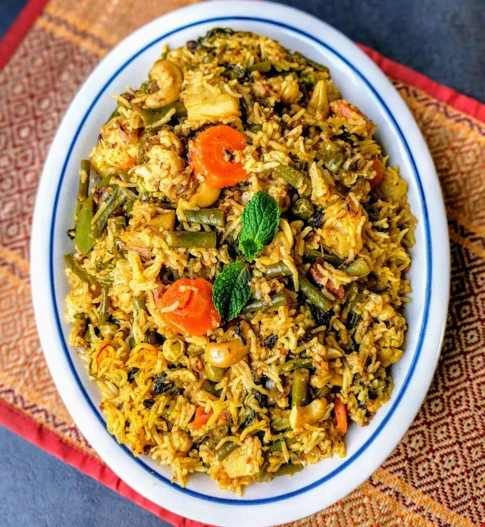 Quick Veg Biryani Recipe Step By Step Instructions