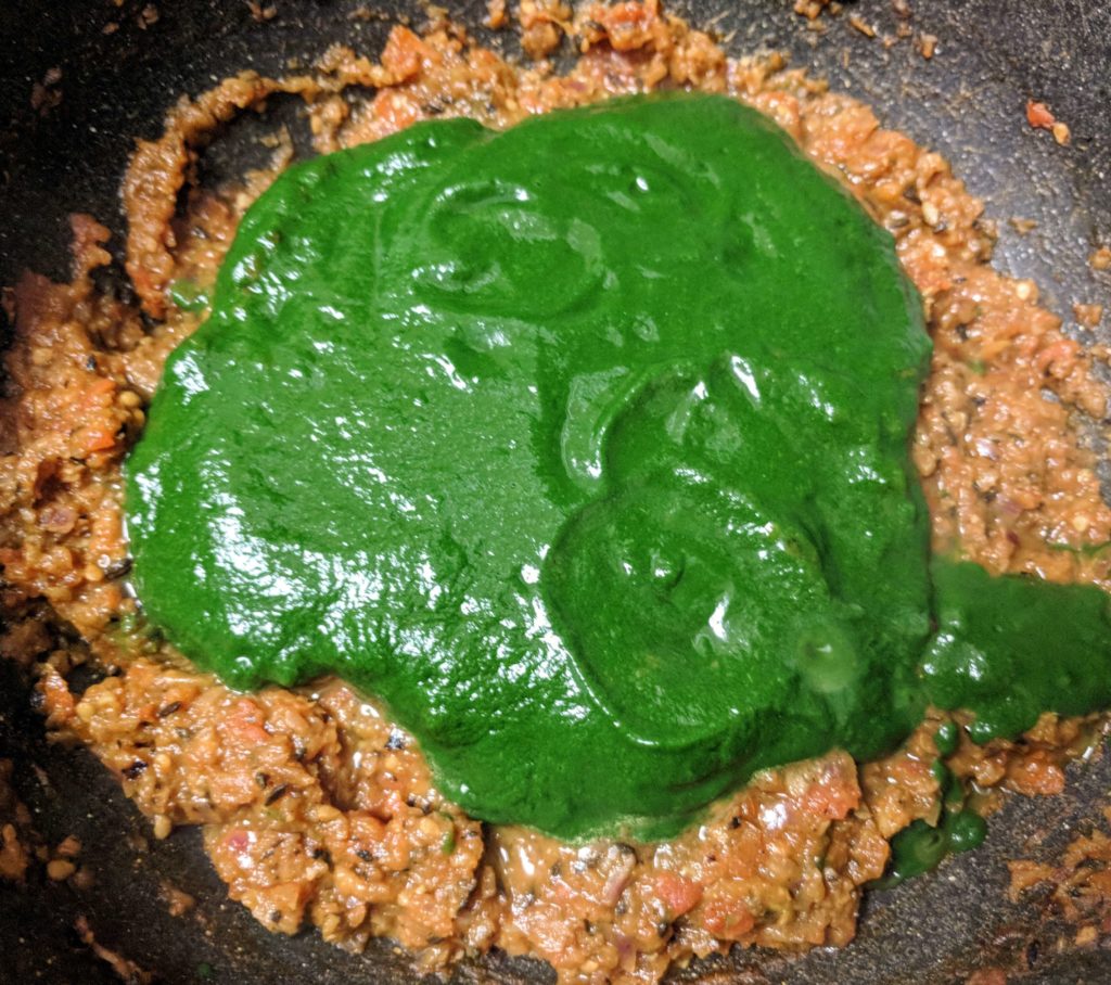 Aloo Palak Gravy Recipe Step By Step Instructions 6