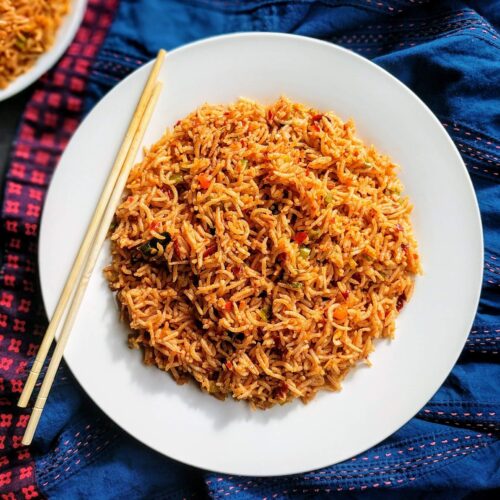 Schezwan Fried Rice Recipe | Veg Schezuan Fried Rice | VegeCravings