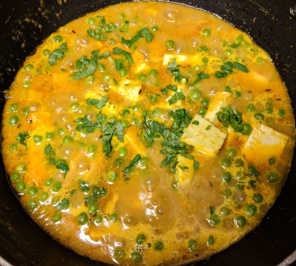 Matar Paneer Recipe Step By Step Instructions 10