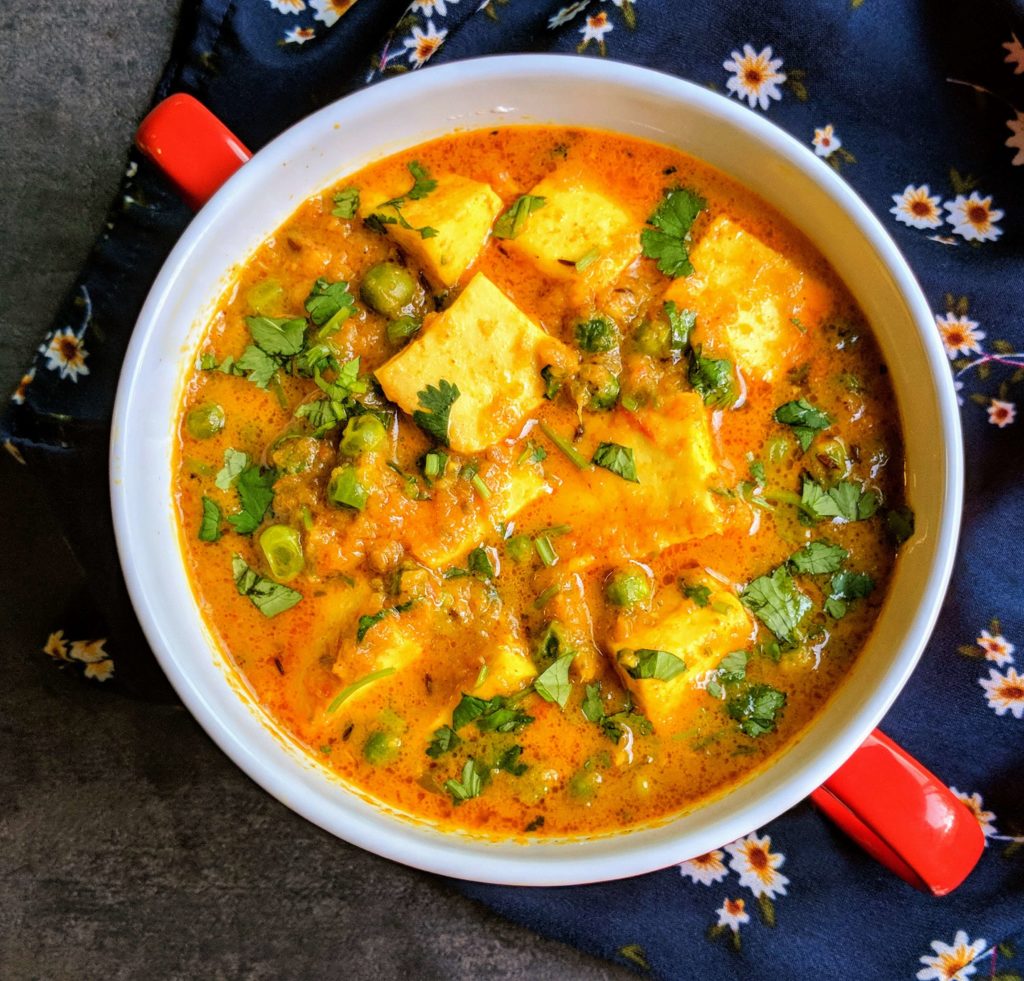 Matar Paneer Recipe Step By Step Instructions