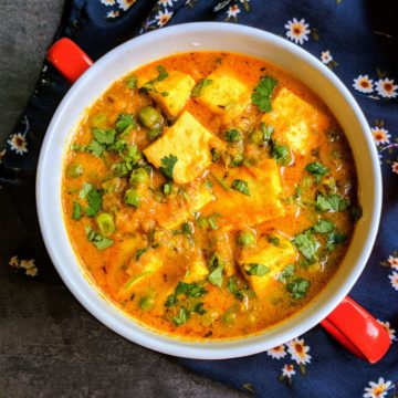 Matar Paneer Recipe Step By Step Instructions