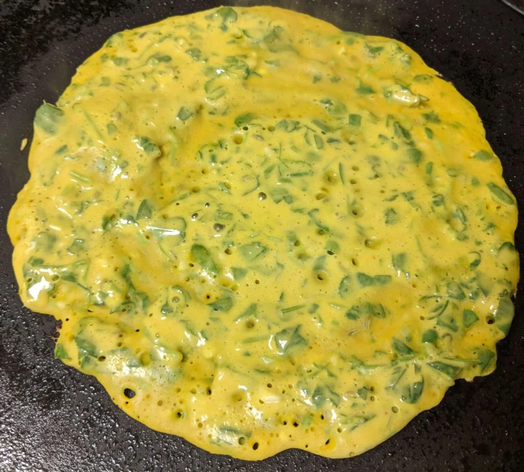 Methi Cheela Recipe Step By Step Instructions 7