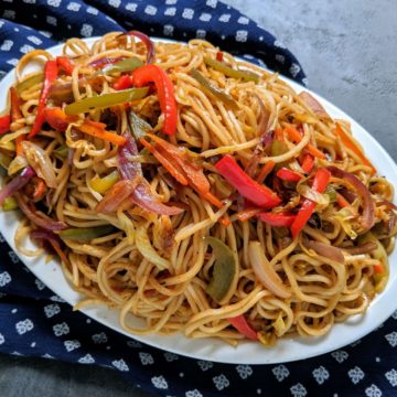 Vegetarian Chowmein Recipe Step By Step Instructions