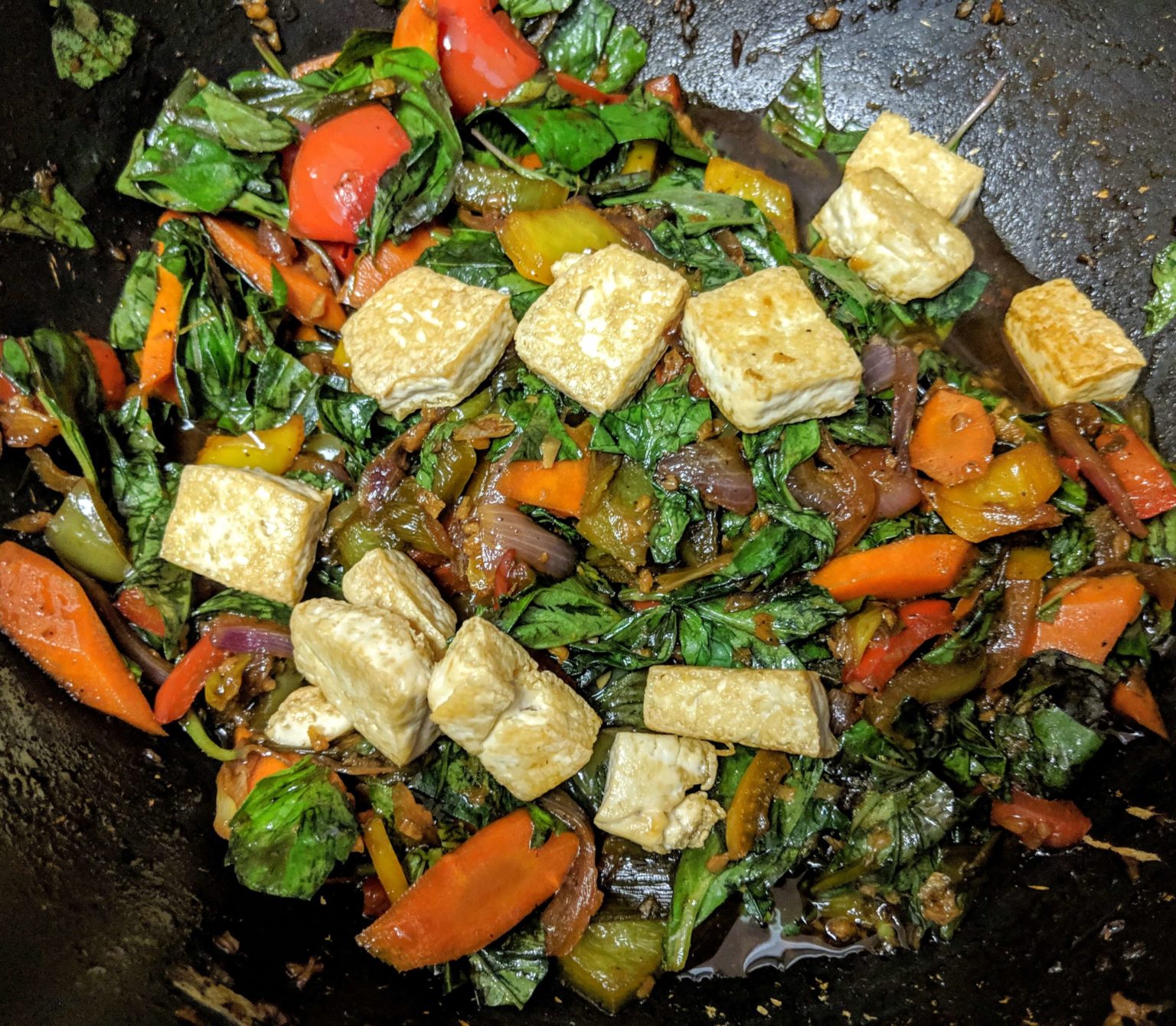 Vegan Thai Basil Fried Rice Recipe