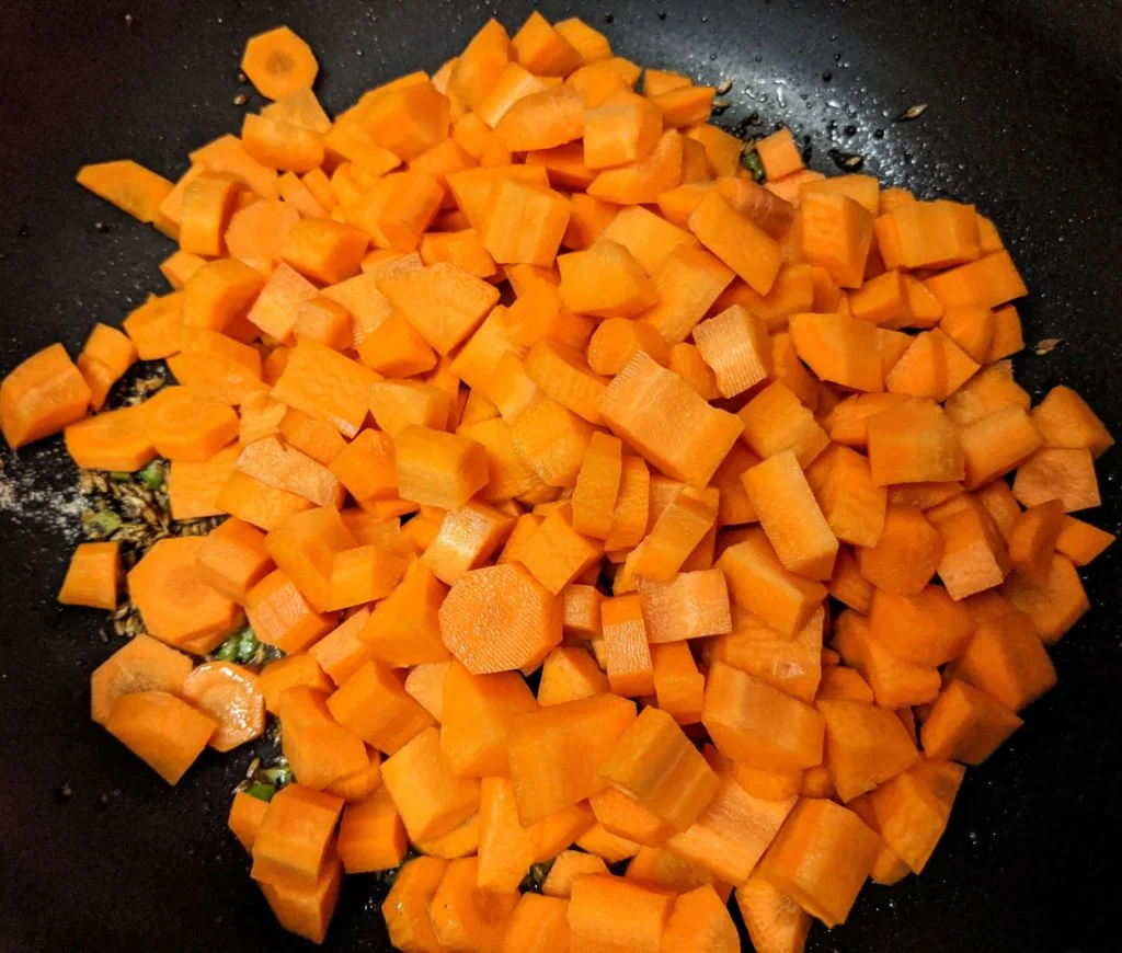 Gajar Matar Sabzi Recipe Step By Step Instructions 4