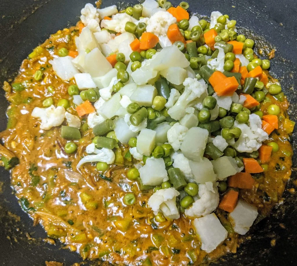 Mumbai Tawa Pulao Recipe Step By Step Instructions 12