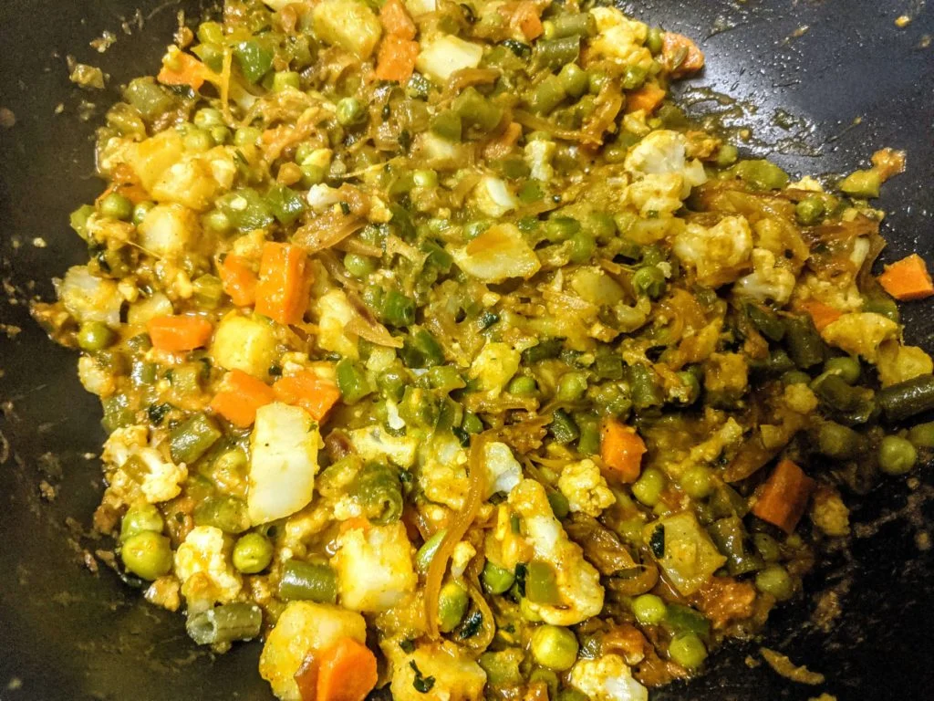 Mumbai Tawa Pulao Recipe Step By Step Instructions 13