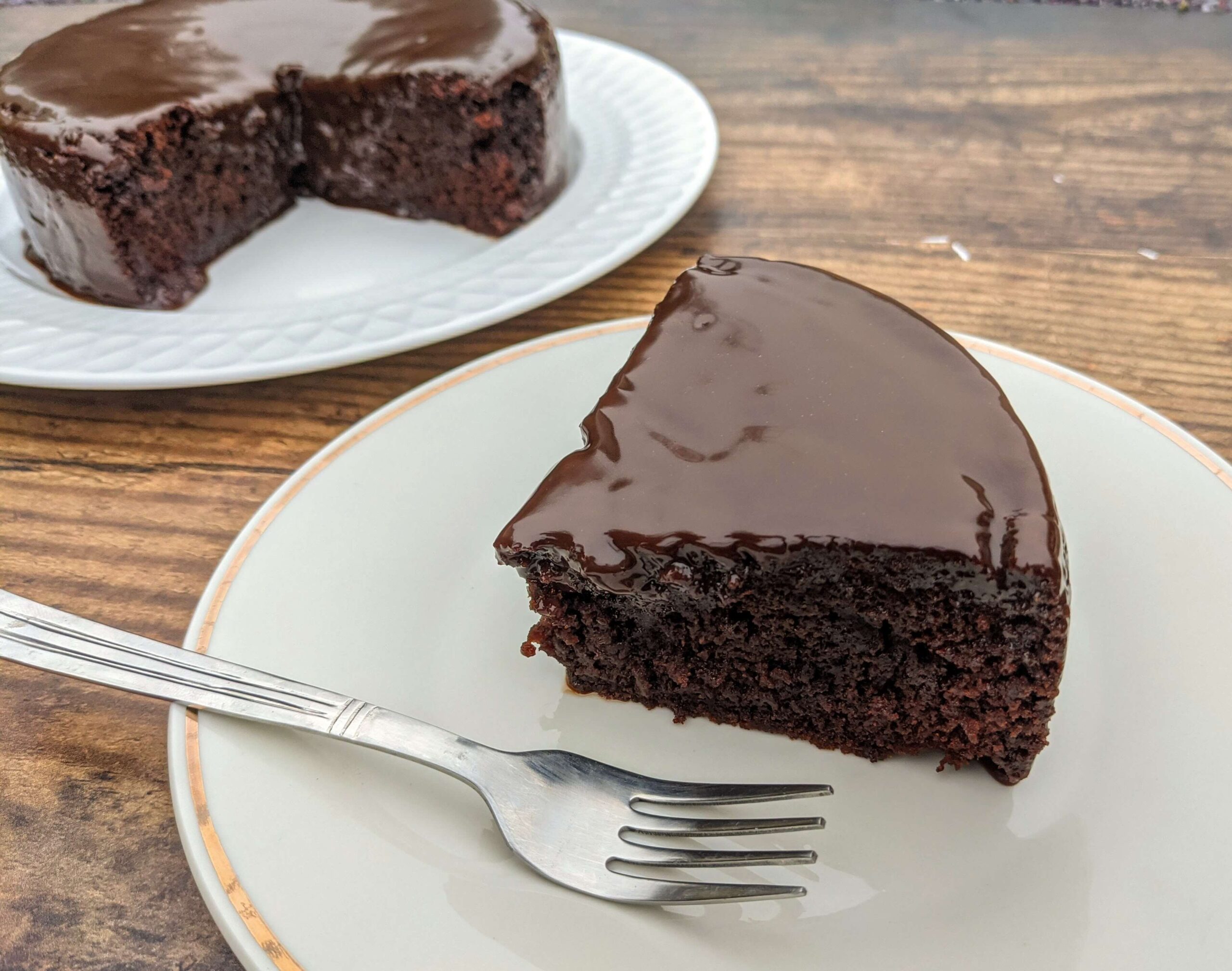 Moist Chocolate Cake (Eggless) - Cakes by MK