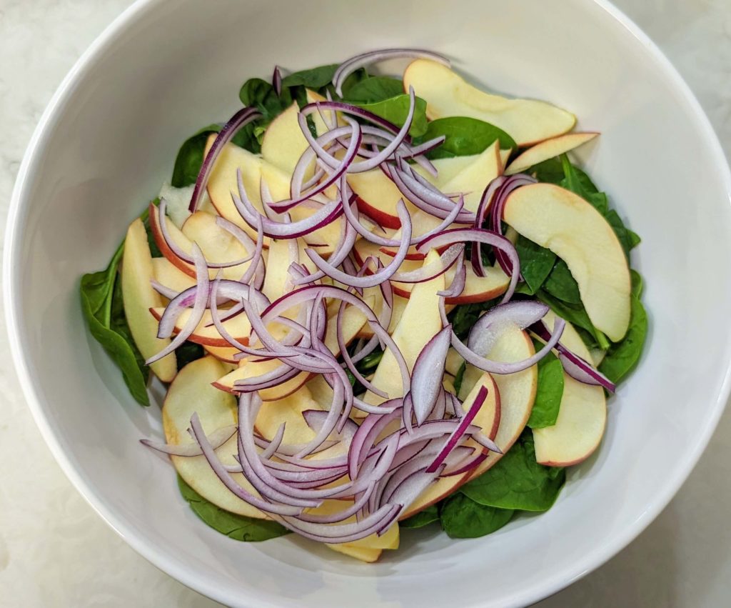 Spinach Apple Pecan Salad Recipe Step By Step Instructions 9