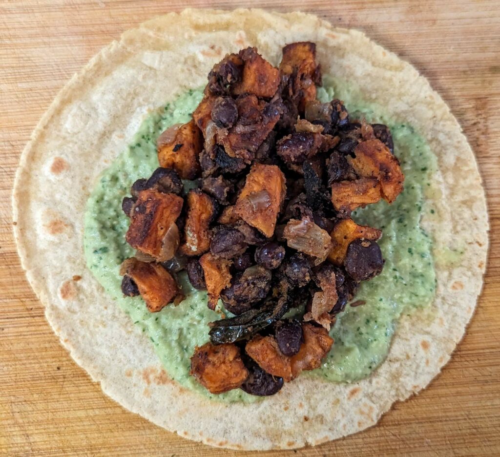 Sweet Potato, Poblano & Black Bean Tacos Recipe Instructions 19