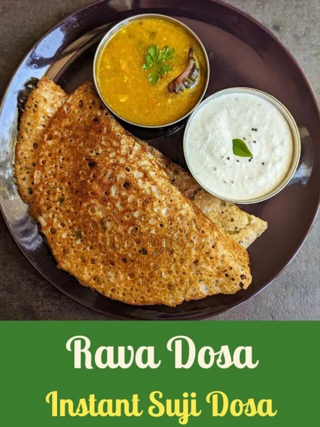 Rava Dosa Recipe | VegeCravings