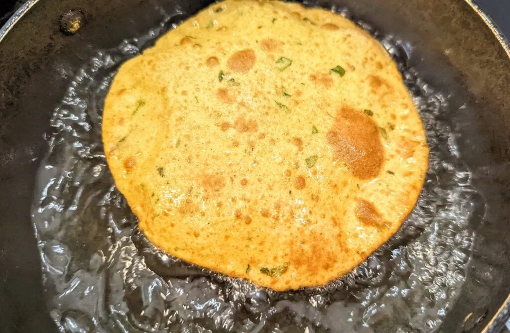 Methi Dal Masala Poori Recipe Step By Step Instructions 13