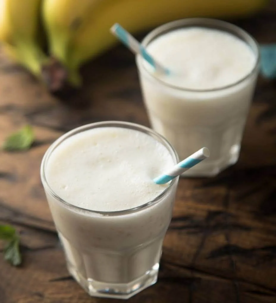 Banana Milkshake Recipe Step By Step Instructions