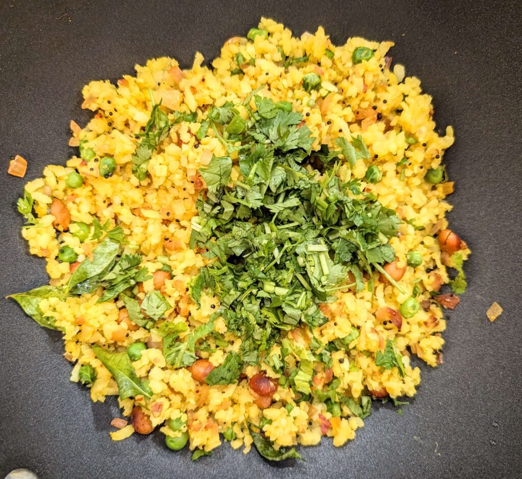 Matar Poha Recipe Step By Step Instructions 14