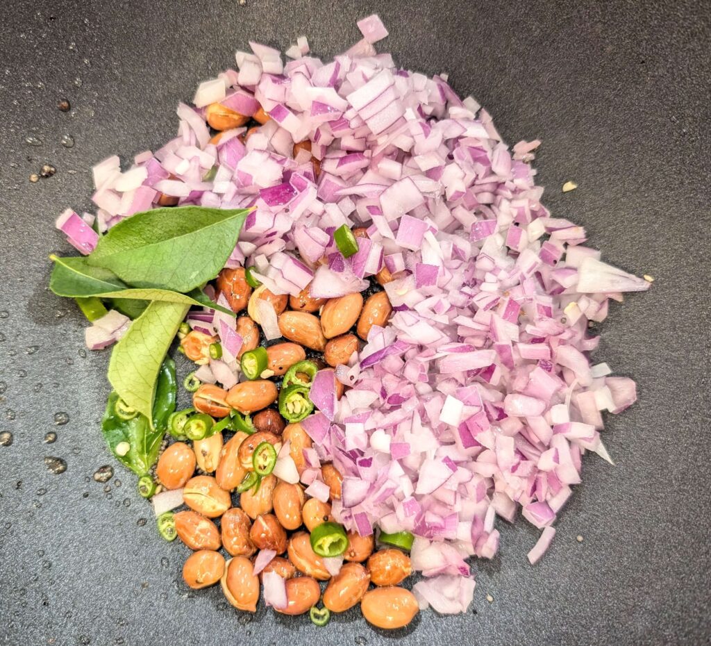 Matar Poha Recipe Step By Step Instructions 6