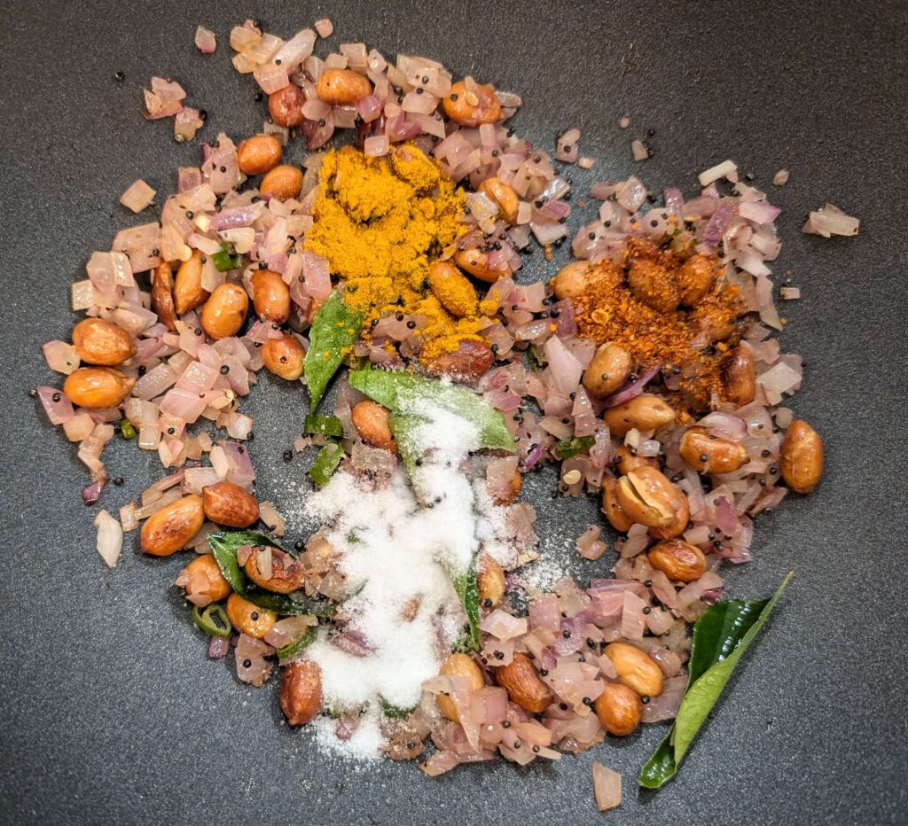 Matar Poha Recipe Step By Step Instructions 8
