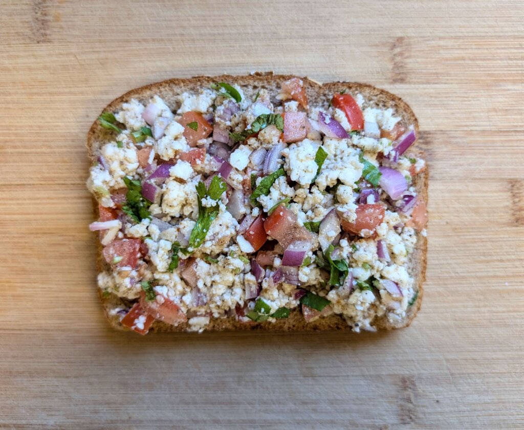 Paneer Onion Tomato Sandwich Recipe Step By Step Instructions 6