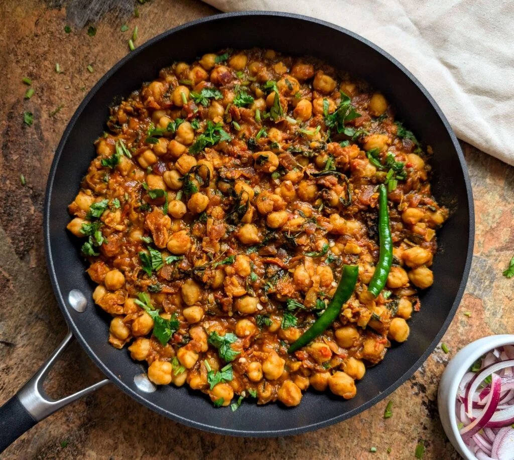 Methi Chole Recipe Step By Step Instructions