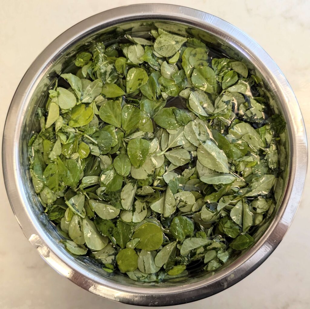 Methi Chole Recipe Step By Step Instructions 2