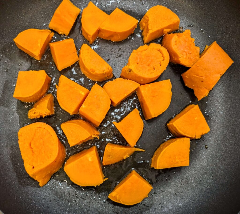 Sweet Potato Chaat Recipe Step By Step Instructions 3