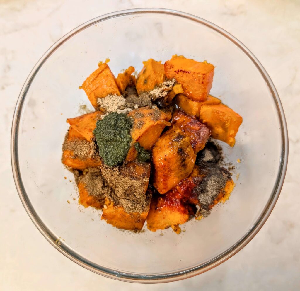 Sweet Potato Chaat Recipe Step By Step Instructions 6