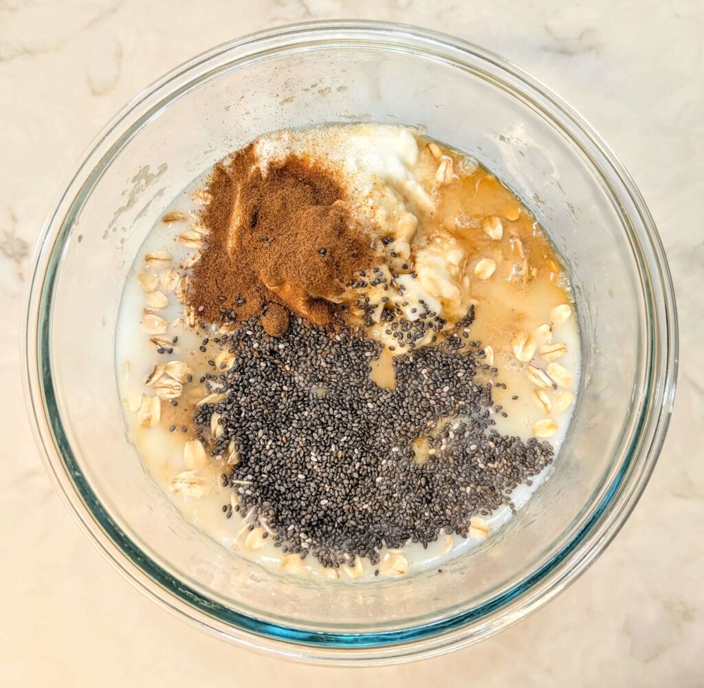 Banana Bread Overnight Oats Recipe Step By Step Instructions 4