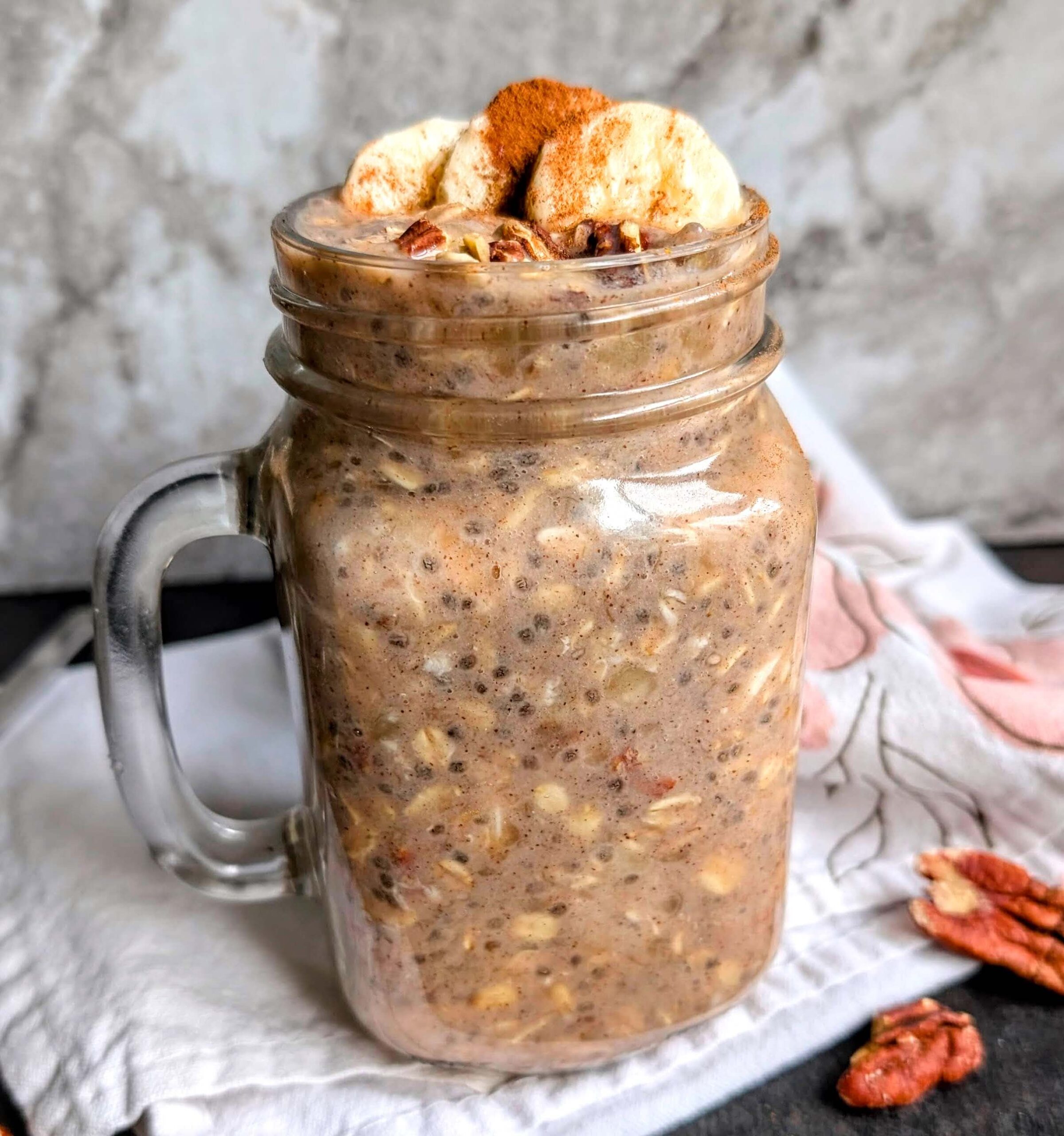 Banana Bread Overnight Oats Recipe Step By Step Instructions